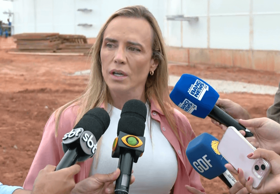 Celina Leão (PP) fala a jornalistas após PF prender ex-presidente do BRB | SBT