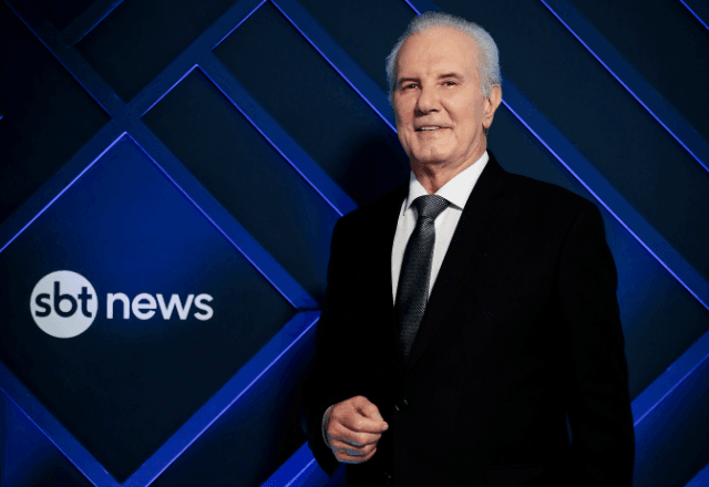 Celso Freitas divide bancada com Lucio Sturm no "Jornal do SBT News" | Rogerio Pallatta/SBT
