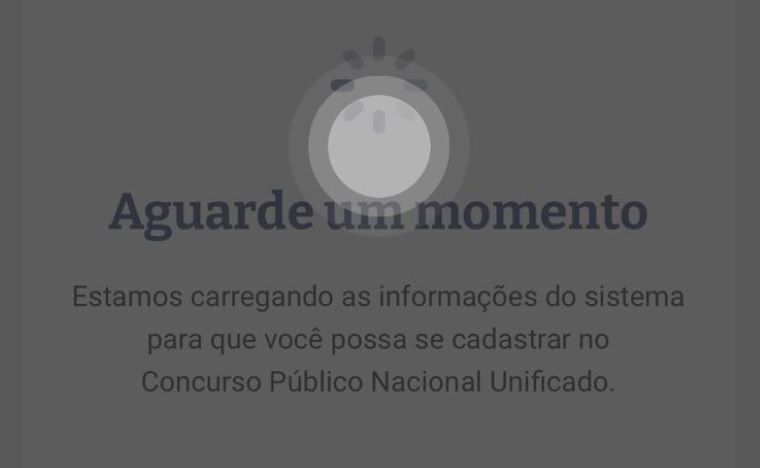 Cesgranrio, site do Enem dos concursos dando erro