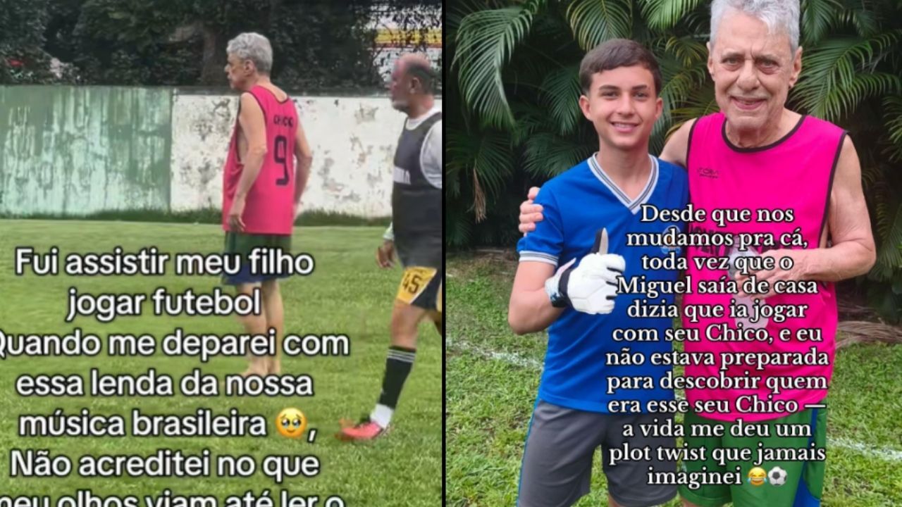 Mãe descobre que filho jogava futebol com Chico Buarque