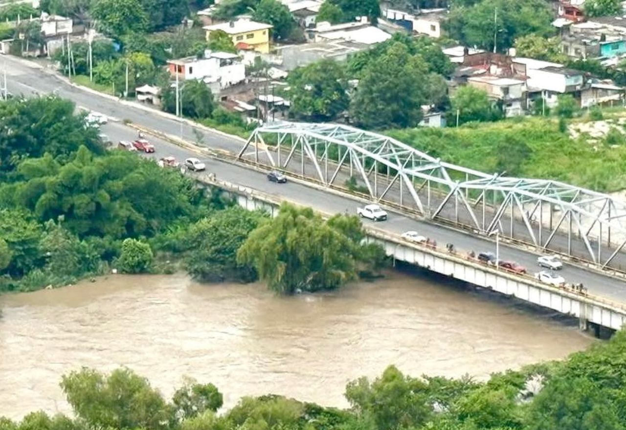 Vista aérea da inundação no estado de Veracruz - Rocio Nahle/Divulgação via REUTERS