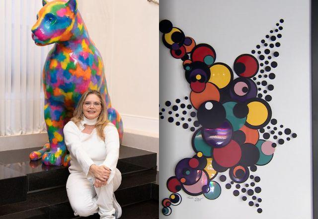 Cintia Abravanel apresenta obra de arte inédita em São Paulo Cintia Abravanel apresenta obra de arte inédita em São Paulo