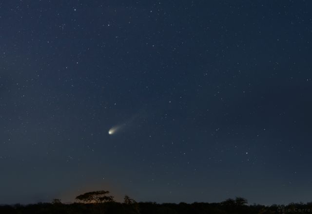Cometa do Diabo | Divulgação/Observatório Nacional