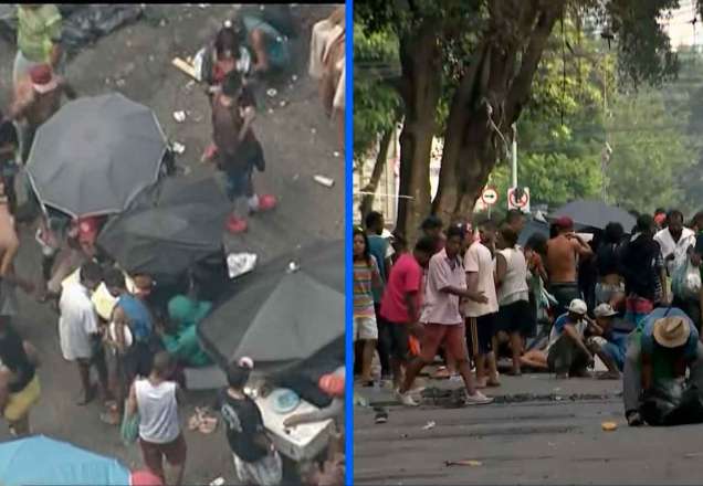 Confusão na Cracolândia termina em tiroteio Confusão na Cracolândia termina em tiroteio