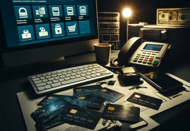 Consumidores pessoas físicas temem fraudes nos cartões de crédito | Imagem feita por IA