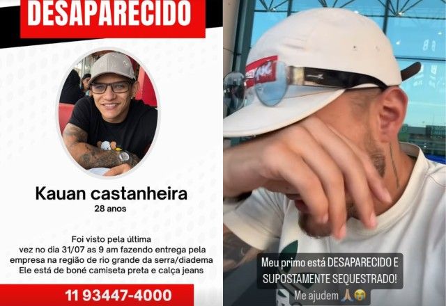 Cantor fez um apelo nas redes sociais para que soltem seu primo | Reprodução/Redes sociais