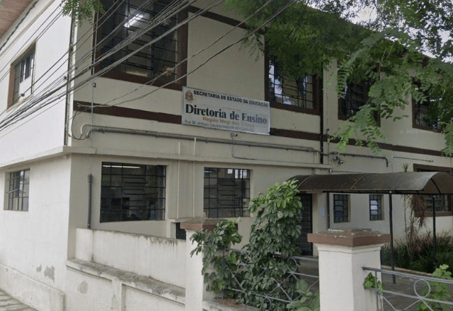 Fachada da atual Unidade Regional de Ensino de Mogi das Cruzes, antiga Diretoria de Ensino | Reprodução/Google Street View