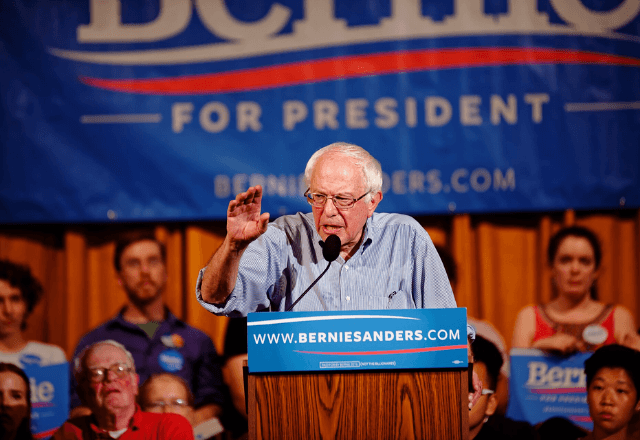Senador Bernie Sanders em um evento de campanha em Littleton, New Hampshire em agosto de 2015 | Foto: Wikipédia