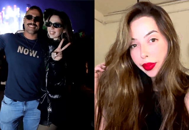 Policial Vinícius Costa Silva e sua esposa, Larissa da Cruz Morata, encontrada morta com um tiro na cabeça | Foto: Reprodução/SBT Brasil - 07.09.2026