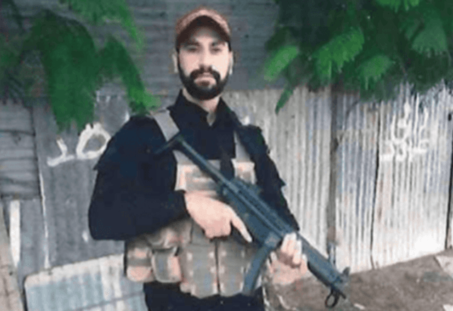 Mahmoud Amin Ya'qub al-Muhtadi, agente de grupos paramilitares na Faixa de Gaza acusado de participar do ataque liderado pelo Hamas contra Israel em 7 de outubro de 2023 | Foto: Reprodução/Redes sociais