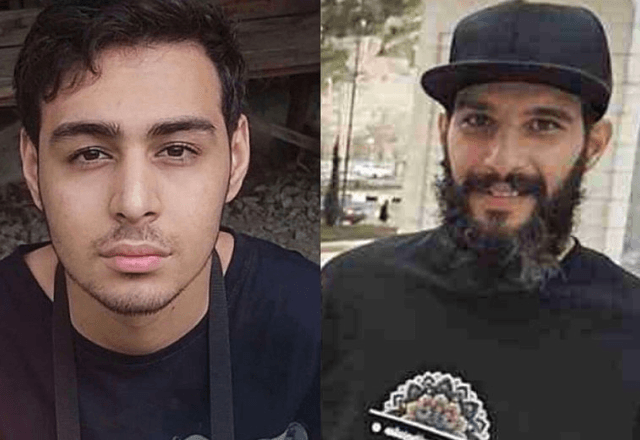 Mohammadamin Biglari (à dir.), de 19 anos, e Shahin Vahedparast (à esq.), de 30 anos, executados pelo Irã após serem condenados por envolvimento nos protestos de janeiro | Foto: Divulgação/Iran Human Rights
