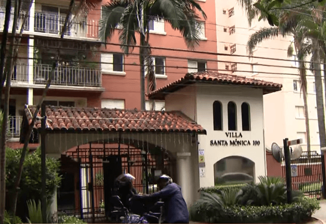 Fachada de prédio de onde 'caiu' Maria Katiane Gomes da Silva, de 25 anos, na zona sul de São Paulo | Foto: Reprodução/SBT Manhã - 02.12.2025