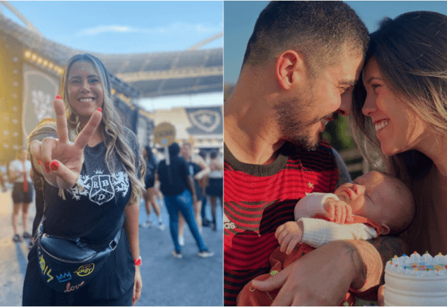 Gizelle de Lucena Machado, de 32 anos, que morreu após levar um tiro na cabeça durante assalto no Rio de Janeiro; ela deixou o marido, Daniel, e o filho, Levi | Fotos: Reprodução/Instagram/@gilucenaa