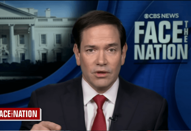 Secretário de Estado dos EUA, Marco Rubio, concede entrevista ao programa 'Face the Nation with Margaret Brennan', da emissora CBS News | Foto: Reprodução/YouTube/@CBSNews - 04.01.2026