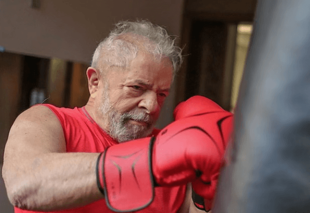 Presidente Lula durante aula de box | Foto: Ricardo Stuckert