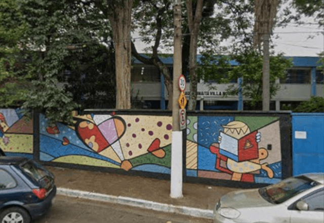 Fachada da Escola Estadual Coronel Raul Humaitá Villa Nova, em Cursino, na zona sul de São Paulo | Foto: Reprodução/Google Maps - 18.11.2025
