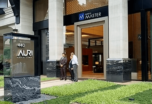 Fachada do Banco Master | Reprodução/SBT Brasil - 31.12.2025