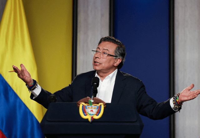 O presidente da Colômbia, Gustavo Petro | Foto: Luisa Gonzalez/Reuters - 23.10.2025