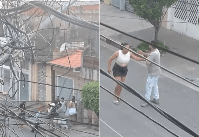 Vídeo mostra o desenrolar de confusão que terminou em um homem morto esfaqueado em Carapicuíba (SP) | Fotos: Cedidas ao SBT - 01.01.2026
