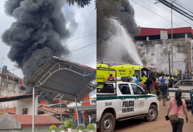 Incêndio DEVASTADOR na Fronteira Brasil-Bolívia: Casa é Consumida pelas Chamas