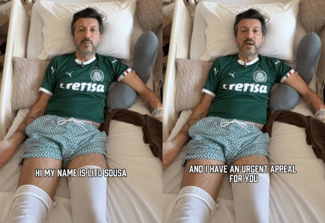 Lito Souza faz apelo por acesso a tratamento experimental Lito Souza faz apelo por acesso a tratamento experimental