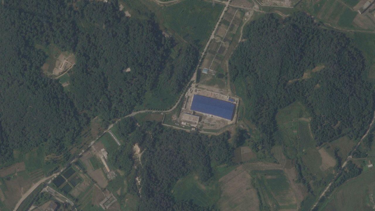 Imagem de satélite mostra fábrica de produção de material nuclear em Yongbyon, na Coreia do Norte Divulgação/Planet Labs PBC via Reuters