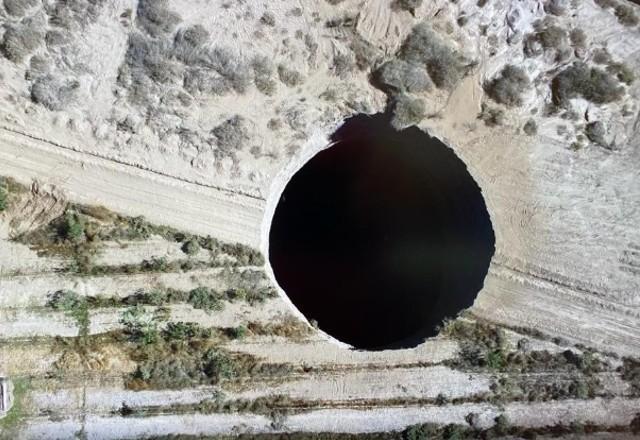 Cratera que apareceu no Atacama
