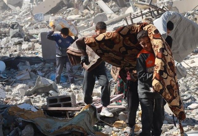 Crianças palestinas na Faixa de Gaza | Reprodução/X/Twitter/UNRWA