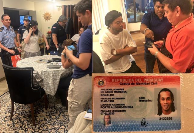 Dalia López providenciou passaporte e documento de identidade falsos para Ronaldinho Gaúcho participar de evento no Paraguai | Divulgação/Policia Nacional e Ministério Público 