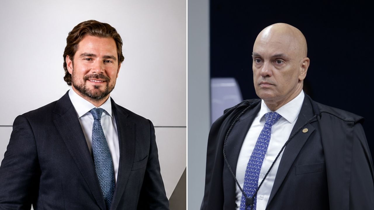 Daniel Vorcaro e Alexandre de Moraes | Reprodução -- Rosinei Coutinho/STF