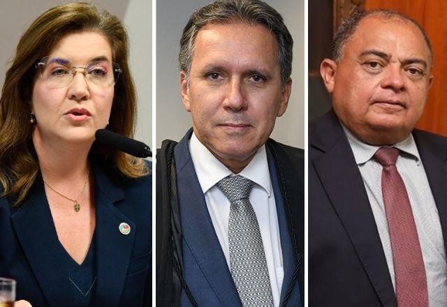 Daniela Teixeira, José Afrânio Vilela e Teodoro Santos