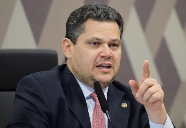 Davi Alcolumbre (União Brasil-AP): favorito para ser presidente do Senado | Divulgação/Saulo Cruz/Agência Senado