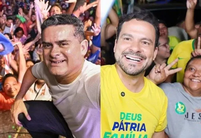 David Almeida (Avante) e Capitão Alberto Neto (PL): segundo turno tem disputa acirrada entre candidatos a prefeito | Reprodução/Instagram