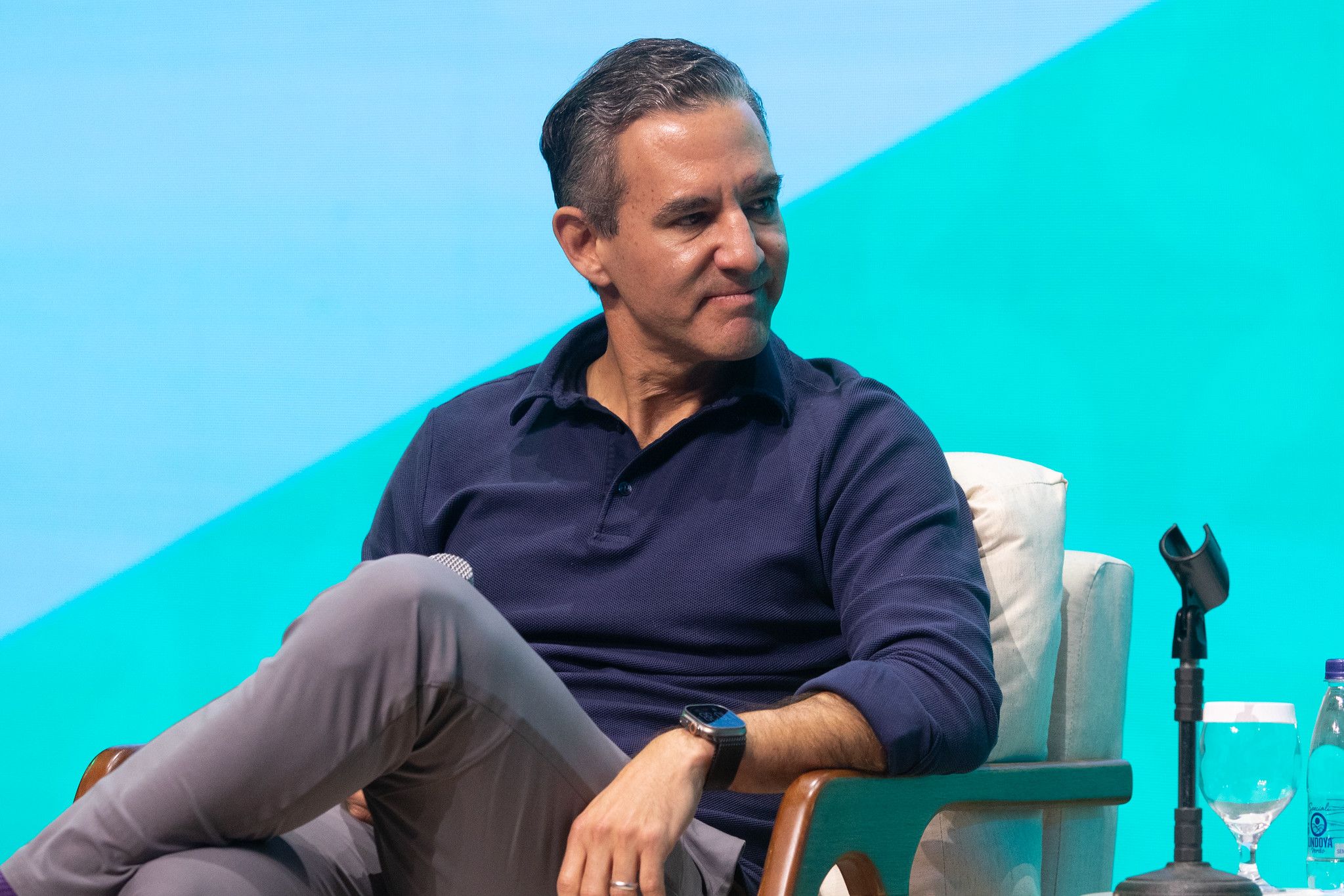 David Vélez, fundador do Nubank no evento 'Vale do Silício Brasil', em SP | Divulgação Fiesp