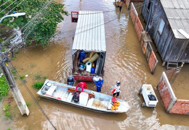Governo do Acre decreta situação de emergência em 5 cidades após fortes chuvas