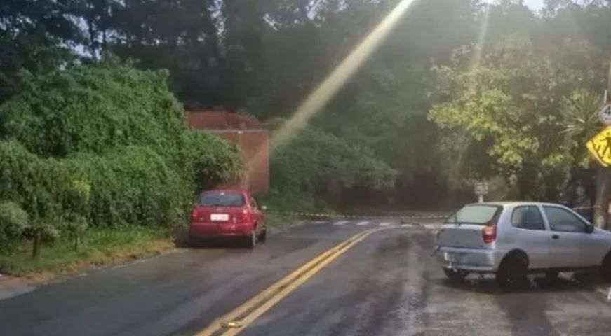 Local onde mãe e filha foram arrastadas por enxurrada em Limeira, no interior de SP | Divulgação/Defesa Civil