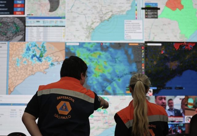 Defesa Civil alerta para chuvas intensas e instala gabinete de crise | Foto: Reprodução/Defesa Civil SP