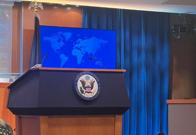 Departamento de Estado dos EUA: governo americano afirmou que está ao lado do povo iraniano em sua luta por direitos humanos | Patrícia Vasconcellos/SBT