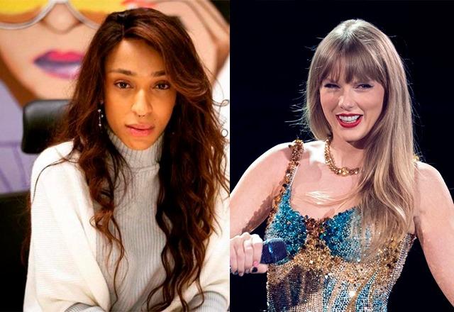 Deputada federal Erika Hilton e cantora Taylor Swift
