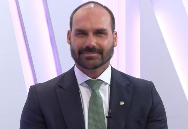 Deputado Eduardo Bolsonaro (PL-SP) em entrevista ao Perspectivas | SBT News