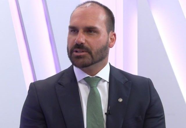 Deputado Eduardo Bolsonaro (PL-SP) em entrevista ao Perspectivas | SBT News