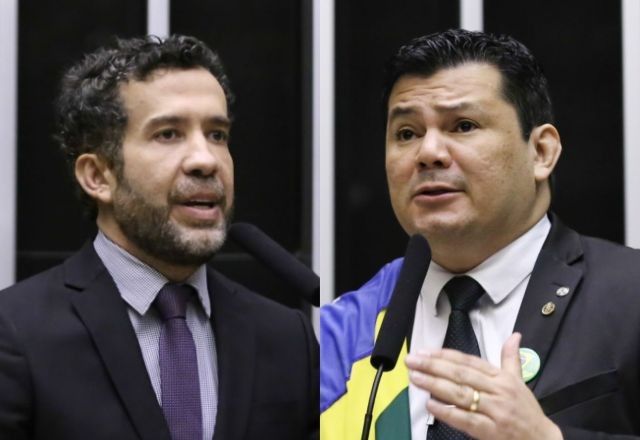 Deputados André Janones (Avante-MG) e Gilvan da Federal (PL-ES): alvos de processos no Conselho de Ética da Câmara | Divulgação/Kayo Magalhães/Câmara dos Deputados