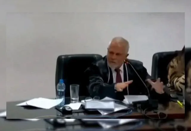 Desembargador, Luís César de Paula Espíndola, em sessão sobre assédio na Justiça do Paraná | Reprodução/TJPR