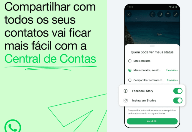 WhatsApp Central de Contas - Reprodução/Meta
