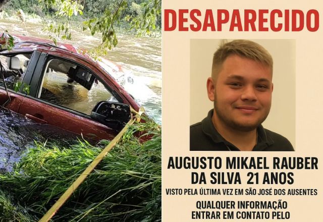 Augusto Mikael Rauber da Silva estava desaparecido desde a noite de sexta-feira (7) | Reprodução