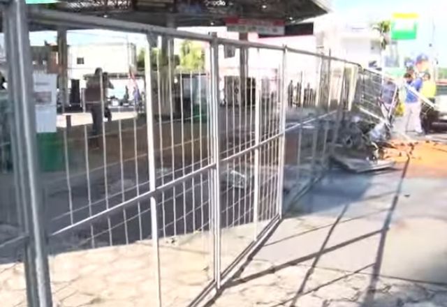 Grupo invade posto de gasolina e explode cofre em João Pessoa 