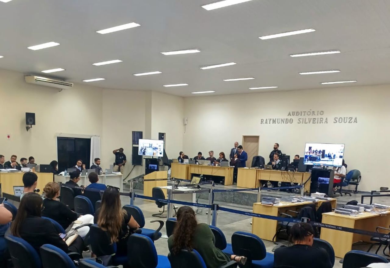 Júri popular acontece no Fórum Estadual de Estância, em Sergipe | Divulgação/JFSE