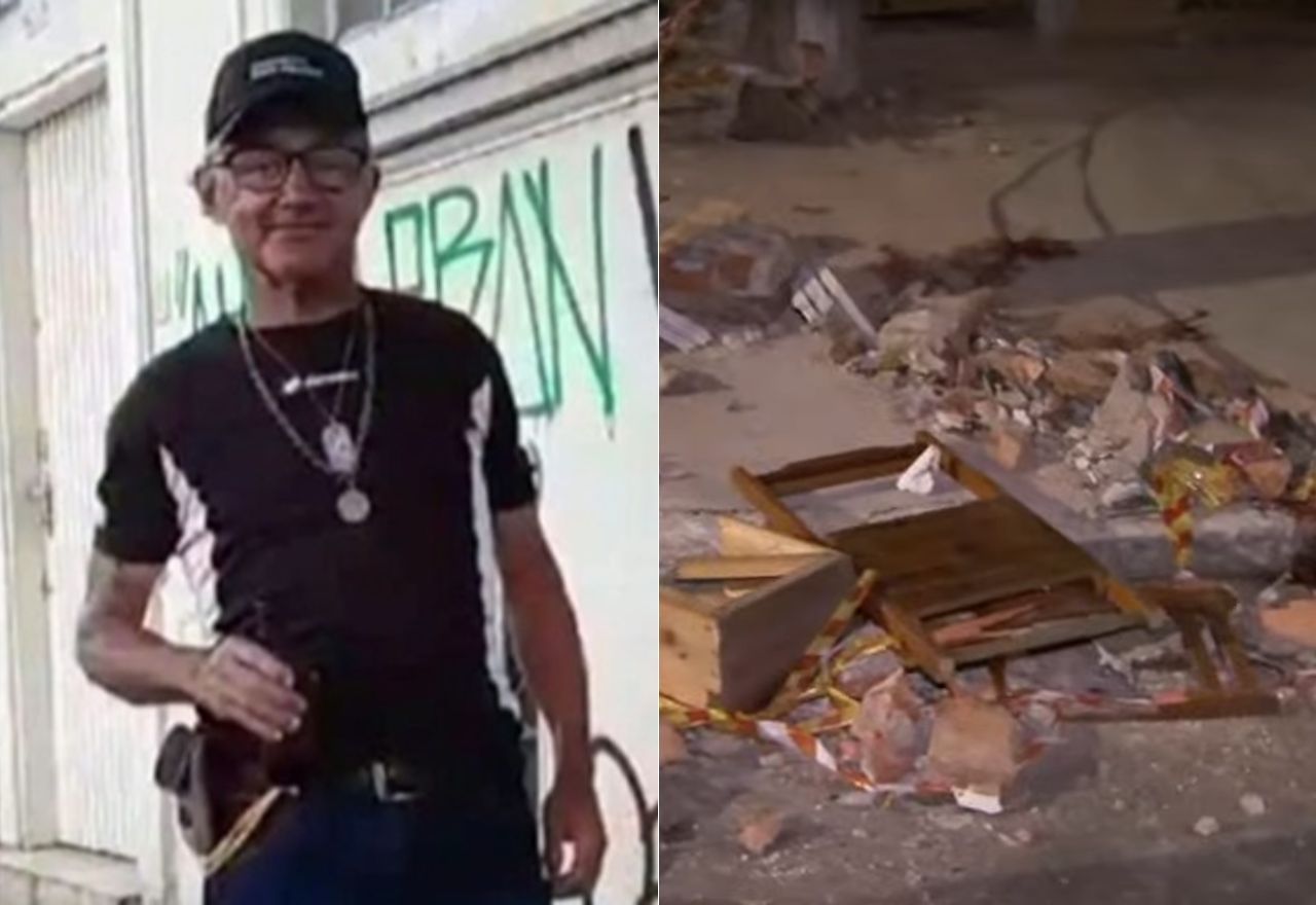  Manoel Pereira Ramos, de 62 anos, morreu no local | Reprodução