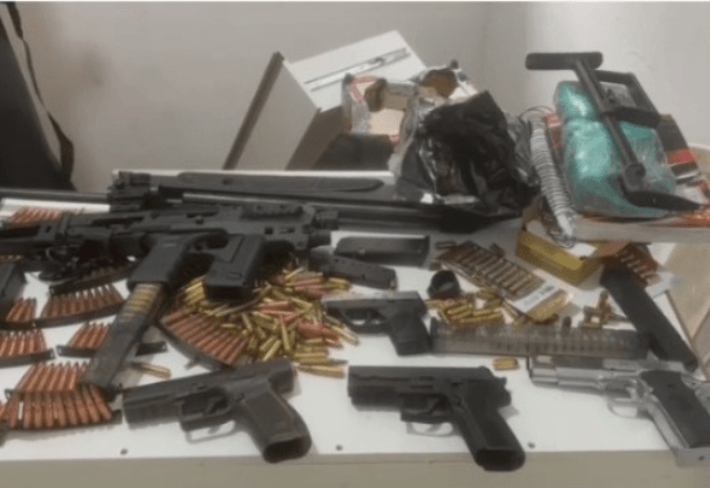 Apreensão armas SP - Reprodução/Polícia 
