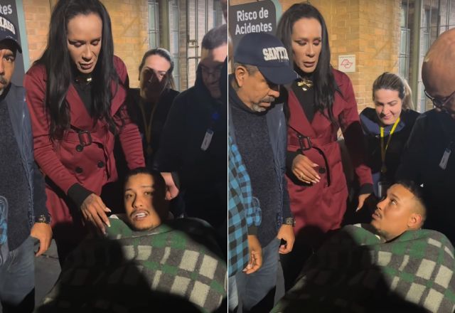 Fernanda visitou o cantor na madrugada desta quinta-feira (31) | Reprodução